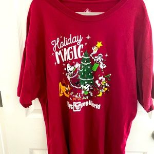 Disney Parks Exclusive Holiday Magic T-Shirt. Size 3X